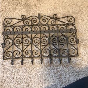 Metal hanging necklace/earring holder